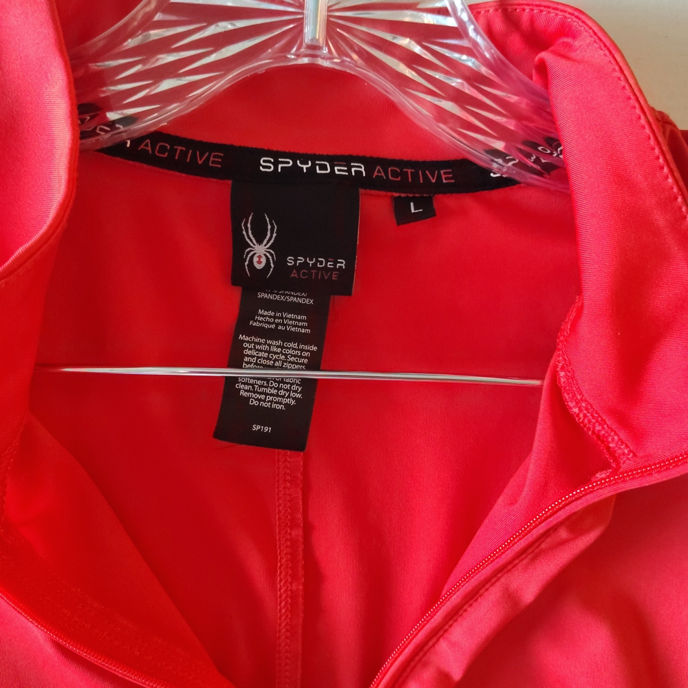 Spyder Active Light Cherry Red Pullover - image 5